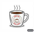 Typographic Tea Cup